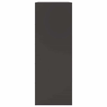 Skänk svart 67x39x107 cm stål