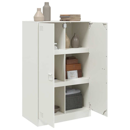Skänk vit 67x39x107 cm stål