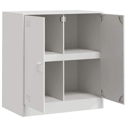 Skänk vit 67x39x73 cm stål