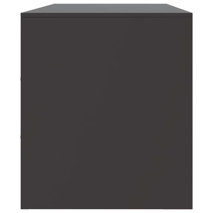 TV-skåp svart 99x39x44 cm stål