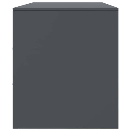 TV-skåp antracit 99x39x44 cm stål