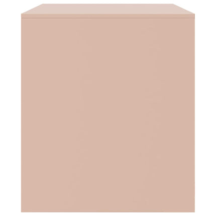 TV-skåp rosa 67x39x44 cm stål