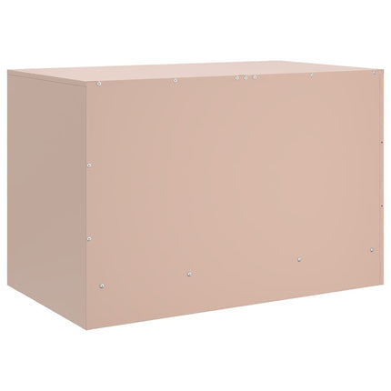 TV-skåp rosa 67x39x44 cm stål