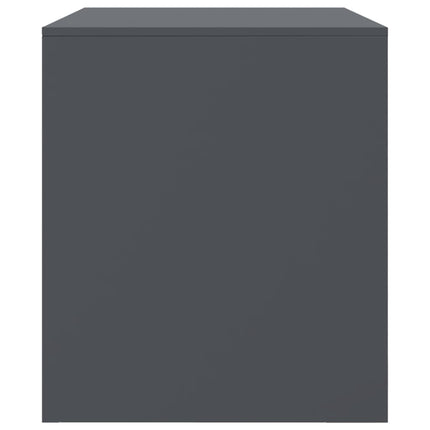 TV-skåp antracit 67x39x44 cm stål