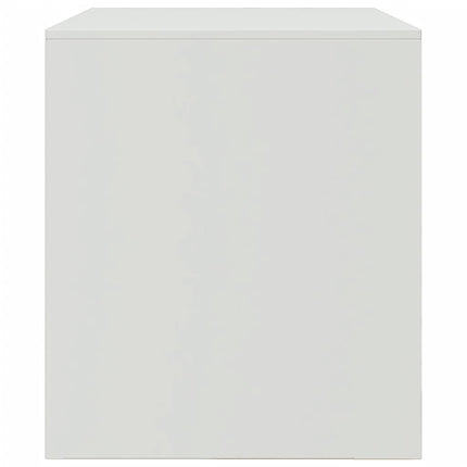 TV-skåp 2 st vit 67x39x44 cm stål