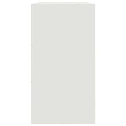 Skänk vit 99x39x73 cm stål