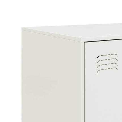 Skänk vit 99x39x73 cm stål