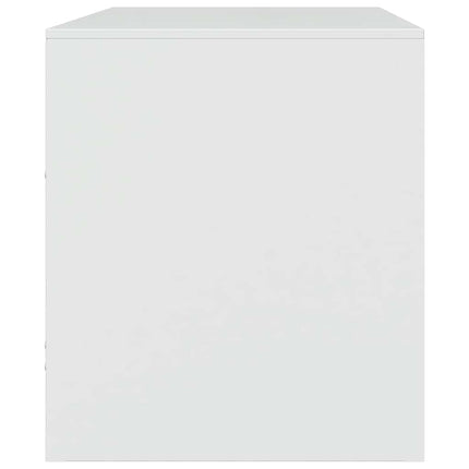 TV-skåp 2 st vit 67x39x44 cm stål