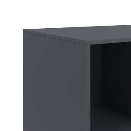 Skänk antracit 99x39x73 cm stål