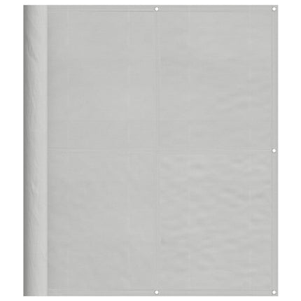Balkongskärm ljusgrå 120x500 cm 100% polyester oxford