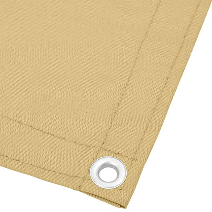 Balkongskärm sand 75x400 cm 100% polyester oxford