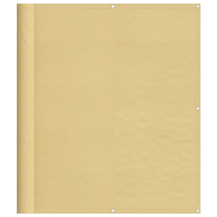 Balkongskärm sand 120x1000 cm 100% polyester oxford