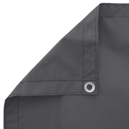 Balkongskärm antracit 90x1000 cm 100% polyester oxford