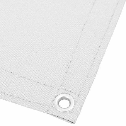 Balkongskärm vit 75x700 cm 100% polyester oxford