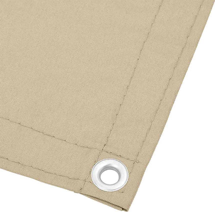 Balkongskärm beige 75x700 cm 100% polyester oxford