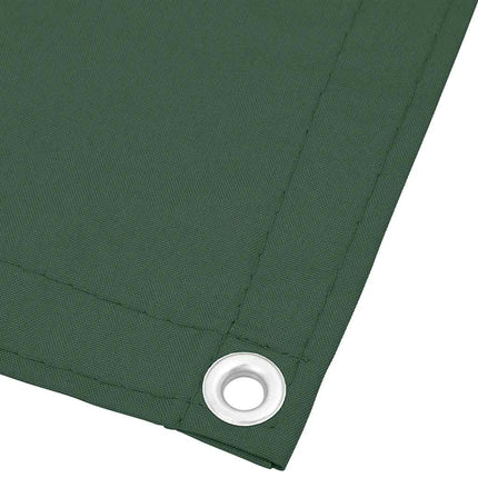 Balkongskärm mörkgrön 75x1000 cm 100% polyester oxfordtyg