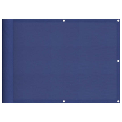 Balkongskärm blå 75x700 cm 100% polyester oxford