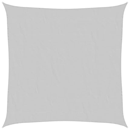 Solsegel ljusgrå 6x6 m 100% polyesteroxford
