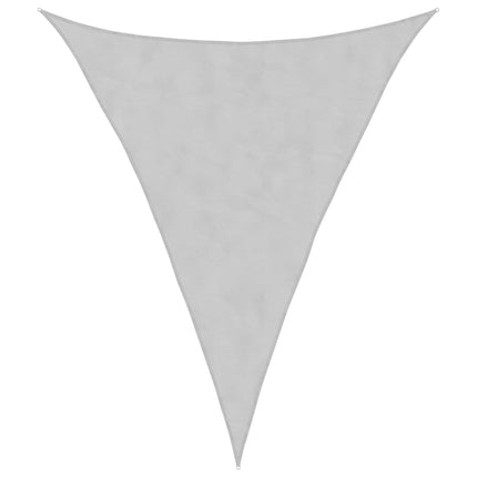 Solsegel ljusgrå 3x4x4 m 100% polyesteroxford