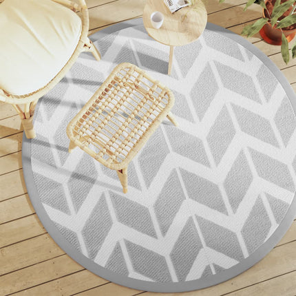 Utomhusmatta ARAKIL grå Ø160 cm PP