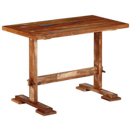 Matbord 110x55x78 cm massivt återvunnet trä
