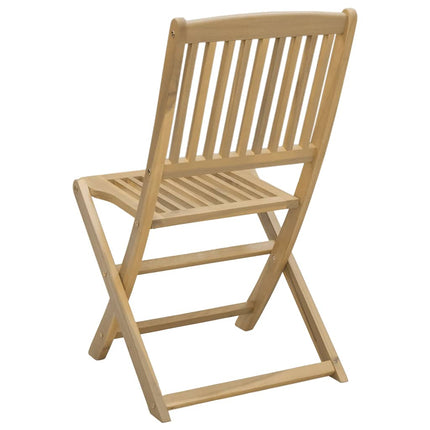 Hopfällbara trädgårdsstolar 2 st 44x50x88 cm massiv akacia