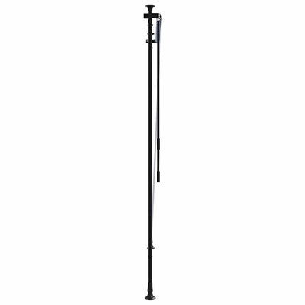 Rullgardin utomhus blå och vit 200x270 cm tyg&stål