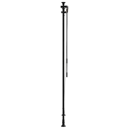 Rullgardin utomhus gul och vit 100x270 cm tyg&stål