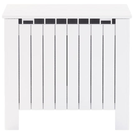 Förvaringslåda med lock RANA vit 60x49x54 cm massiv furu
