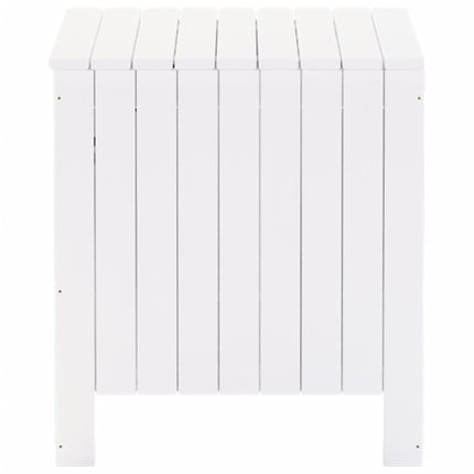 Förvaringslåda med lock RANA vit 60x49x54 cm massiv furu