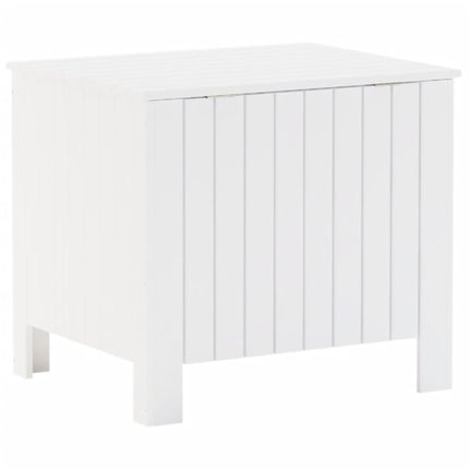Förvaringslåda med lock RANA vit 60x49x54 cm massiv furu
