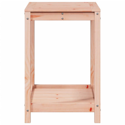 Växtbord med hylla 82,5x50x75 cm massivt douglasträ