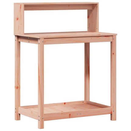 Växtbord med hyllor 82,5x50x109,5 cm massivt douglasträ