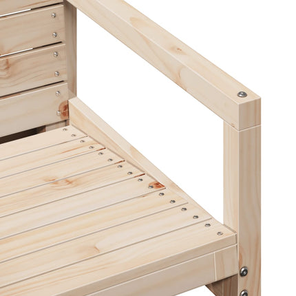 Loungegrupp 3 delar massiv furu
