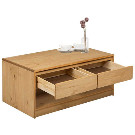 Soffbord SAUDA ek 99x55x45 cm massiv furu