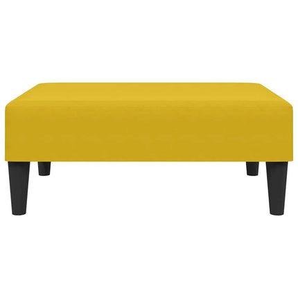 Fotpall Gul 77x55x31 cm sammet