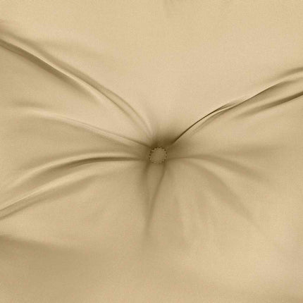 Stolsdynor högt ryggstöd 2 st melerad beige 120x50x7 cm tyg