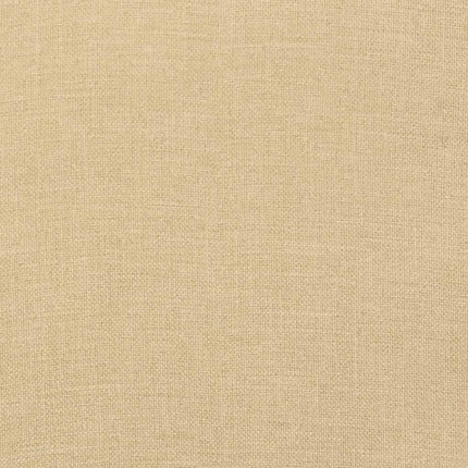 Stolsdynor högt ryggstöd 2 st melerad beige 120x50x7 cm tyg