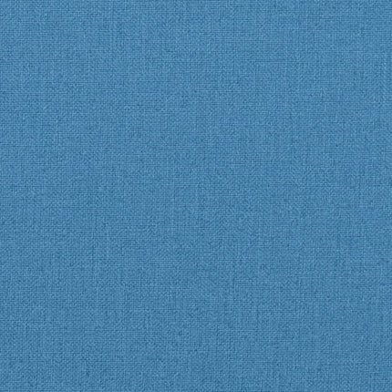 Stolsdynor högt ryggstöd 2 st melerad blå 120x50x7 cm tyg