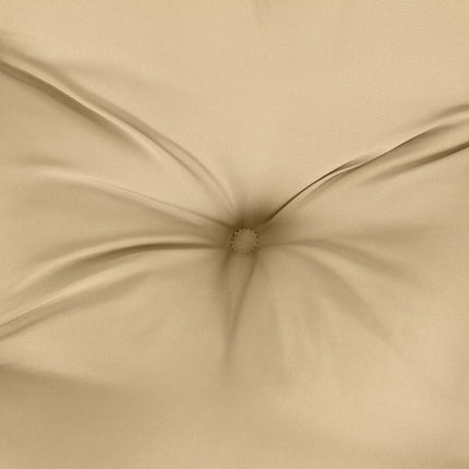 Stolsdynor lågt ryggstöd 4 st melerad beige 100x50x7 cm tyg