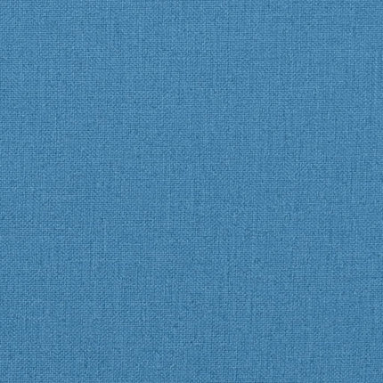 Stolsdynor lågt ryggstöd 2 st melerad blå 100x50x7 cm tyg