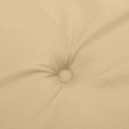 Stolsdynor lågt ryggstöd 2 st melerad beige 100x50x4 cm tyg