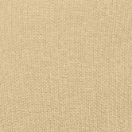 Stolsdynor lågt ryggstöd 2 st melerad beige 100x50x4 cm tyg
