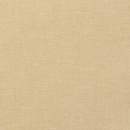 Stolsdynor lågt ryggstöd 6 st melerad beige 100x50x4 cm tyg