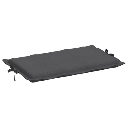 Solsängsdyna melerad antracit 186x58x4 cm tyg