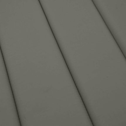Solsängsdyna melerad mörkgrå 186x58x4 cm tyg