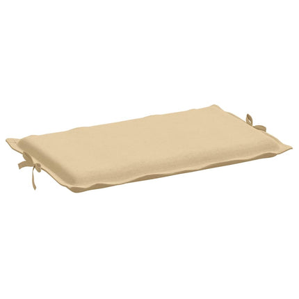 Solsängsdyna melerad beige 186x58x4 cm tyg