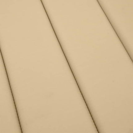 Solsängsdyna melerad beige 186x58x4 cm tyg