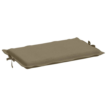 Solsängsdyna melerad taupe 186x58x4 cm tyg