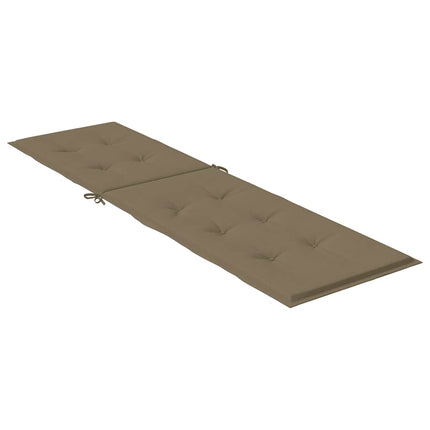 Solsängsdyna melerad taupe (75+105) x 50 x 4 cm tyg